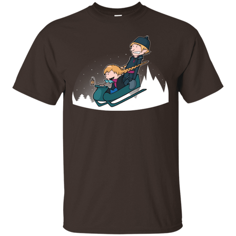 T-Shirts Dark Chocolate / Small A Snowy Ride T-Shirt