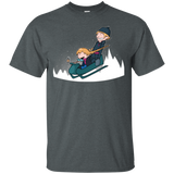 T-Shirts Dark Heather / Small A Snowy Ride T-Shirt
