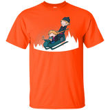 T-Shirts Orange / Small A Snowy Ride T-Shirt