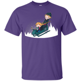 T-Shirts Purple / Small A Snowy Ride T-Shirt