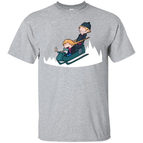 T-Shirts Sport Grey / Small A Snowy Ride T-Shirt