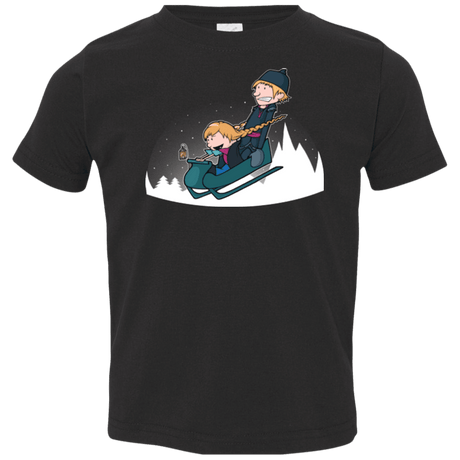 T-Shirts Black / 2T A Snowy Ride Toddler Premium T-Shirt