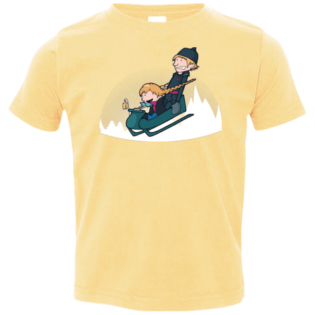 T-Shirts Butter / 2T A Snowy Ride Toddler Premium T-Shirt
