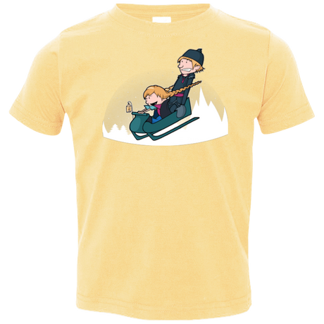 T-Shirts Butter / 2T A Snowy Ride Toddler Premium T-Shirt