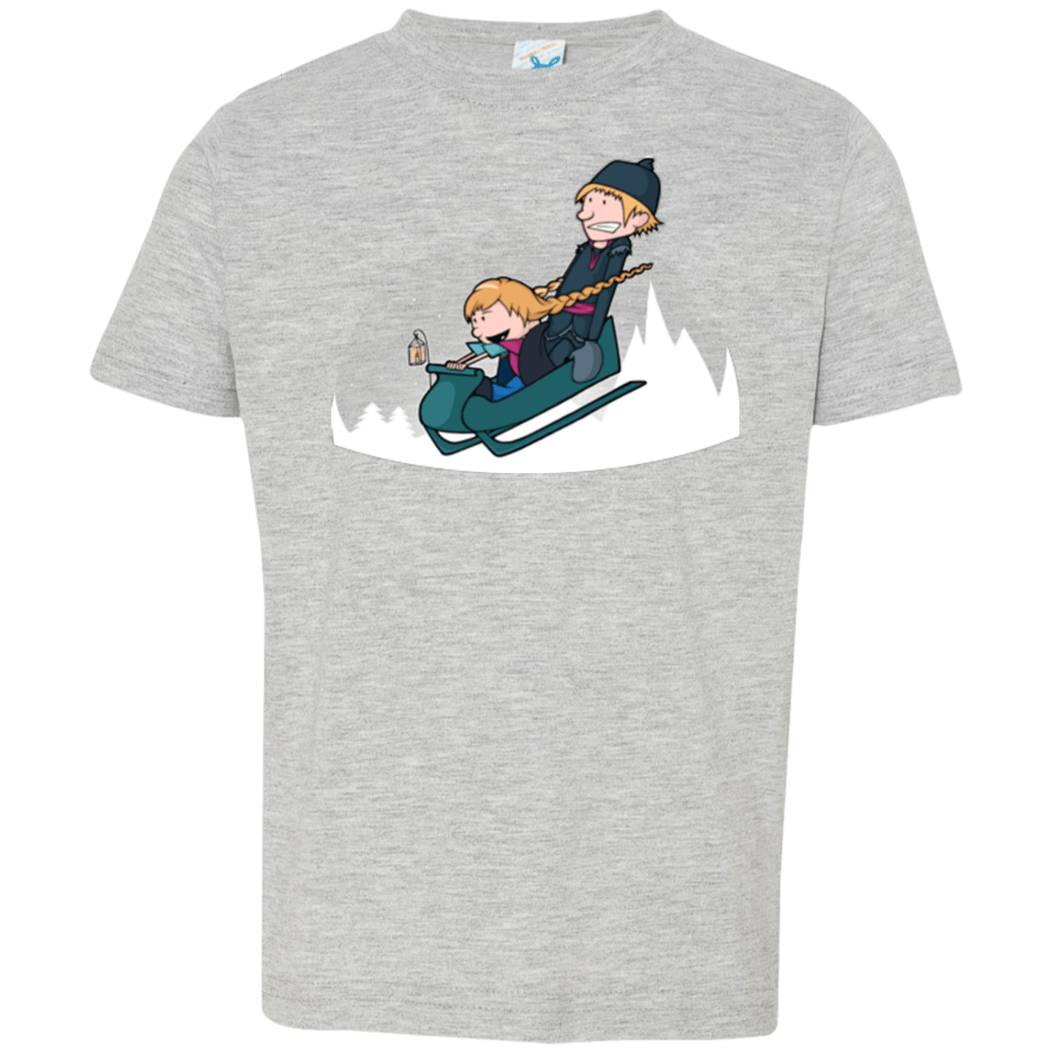 T-Shirts Heather / 2T A Snowy Ride Toddler Premium T-Shirt