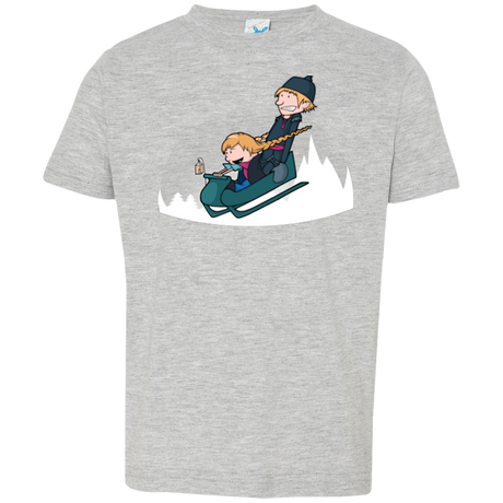 T-Shirts Heather / 2T A Snowy Ride Toddler Premium T-Shirt