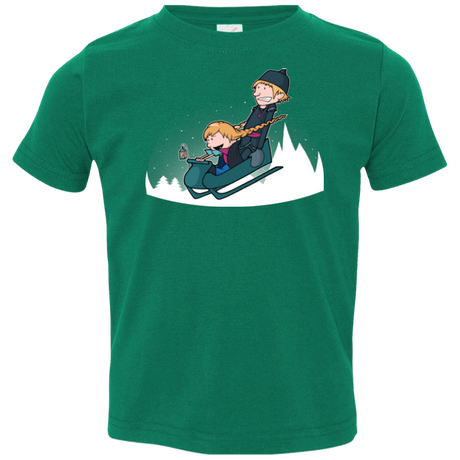 T-Shirts Kelly / 2T A Snowy Ride Toddler Premium T-Shirt