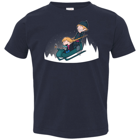 T-Shirts Navy / 2T A Snowy Ride Toddler Premium T-Shirt