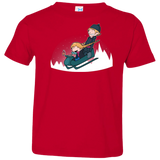 T-Shirts Red / 2T A Snowy Ride Toddler Premium T-Shirt