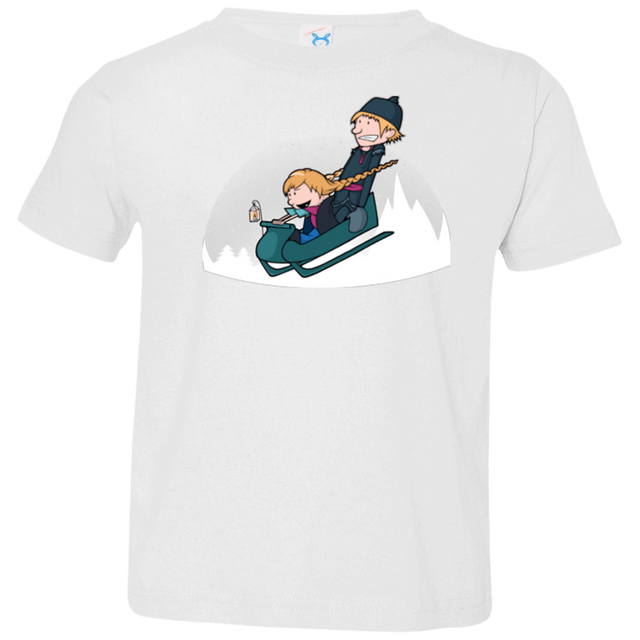 T-Shirts White / 2T A Snowy Ride Toddler Premium T-Shirt