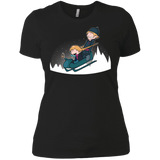 T-Shirts Black / X-Small A Snowy Ride Women's Premium T-Shirt