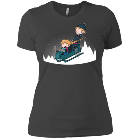 T-Shirts Heavy Metal / X-Small A Snowy Ride Women's Premium T-Shirt