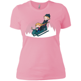 T-Shirts Light Pink / X-Small A Snowy Ride Women's Premium T-Shirt