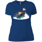 T-Shirts Royal / X-Small A Snowy Ride Women's Premium T-Shirt