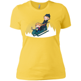 T-Shirts Vibrant Yellow / X-Small A Snowy Ride Women's Premium T-Shirt