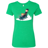 T-Shirts Envy / Small A Snowy Ride Women's Triblend T-Shirt