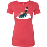 T-Shirts Vintage Red / Small A Snowy Ride Women's Triblend T-Shirt
