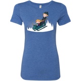 T-Shirts Vintage Royal / Small A Snowy Ride Women's Triblend T-Shirt