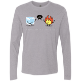 T-Shirts Heather Grey / Small A Song of Ice and Fire Men's Premium Long Sleeve