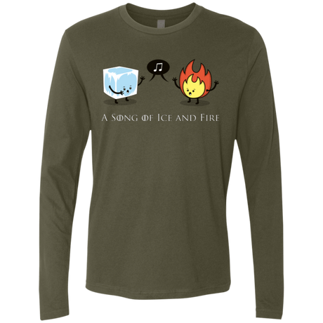 T-Shirts Military Green / Small A Song of Ice and Fire Men's Premium Long Sleeve