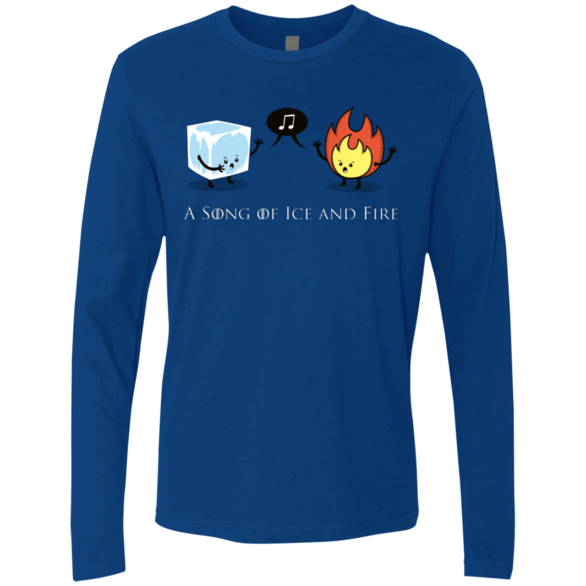 T-Shirts Royal / Small A Song of Ice and Fire Men's Premium Long Sleeve