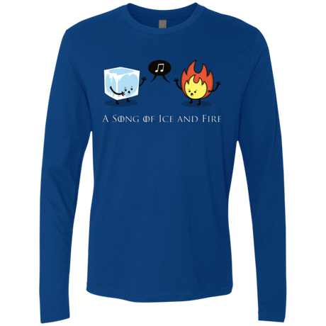 T-Shirts Royal / Small A Song of Ice and Fire Men's Premium Long Sleeve