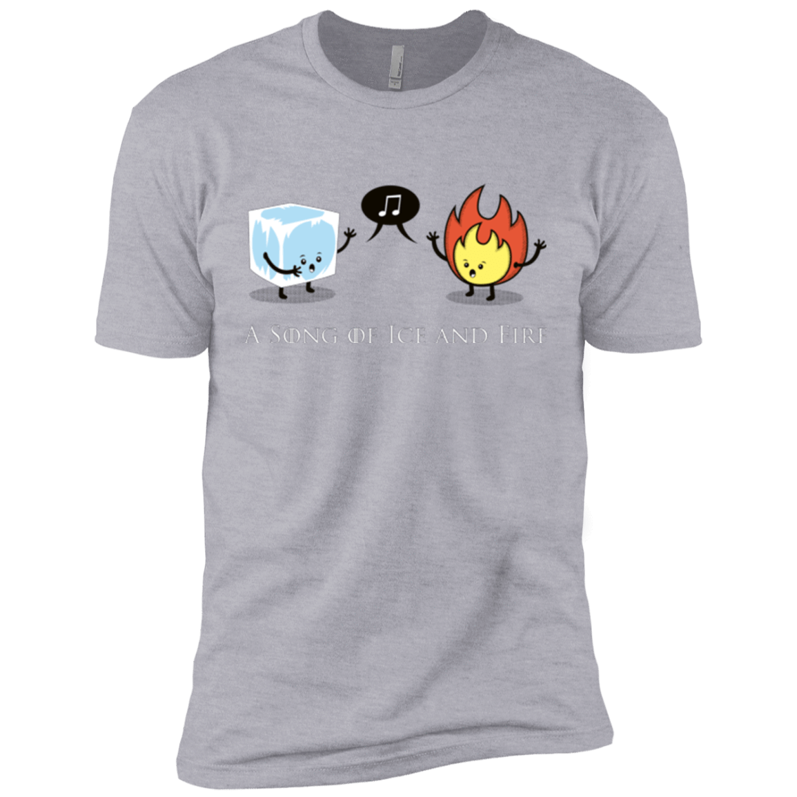 T-Shirts Heather Grey / X-Small A Song of Ice and Fire Men's Premium T-Shirt
