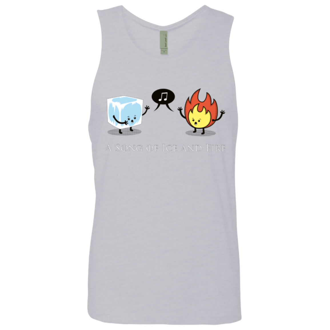 T-Shirts Heather Grey / Small A Song of Ice and Fire Men's Premium Tank Top