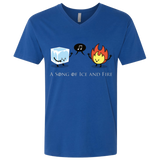T-Shirts Royal / X-Small A Song of Ice and Fire Men's Premium V-Neck