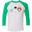 T-Shirts Heather White/Envy / X-Small A Song of Ice and Fire Men's Triblend 3/4 Sleeve