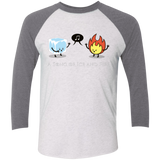 T-Shirts Heather White/Premium Heather / X-Small A Song of Ice and Fire Men's Triblend 3/4 Sleeve