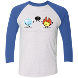 T-Shirts Heather White/Vintage Royal / X-Small A Song of Ice and Fire Men's Triblend 3/4 Sleeve