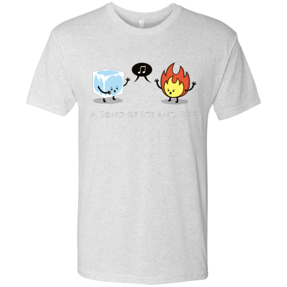 T-Shirts Heather White / Small A Song of Ice and Fire Men's Triblend T-Shirt