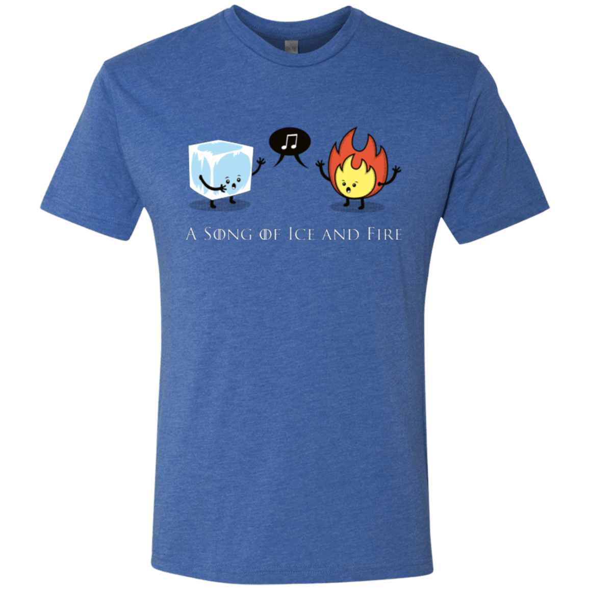 T-Shirts Vintage Royal / Small A Song of Ice and Fire Men's Triblend T-Shirt