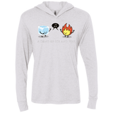 T-Shirts Heather White / X-Small A Song of Ice and Fire Triblend Long Sleeve Hoodie Tee