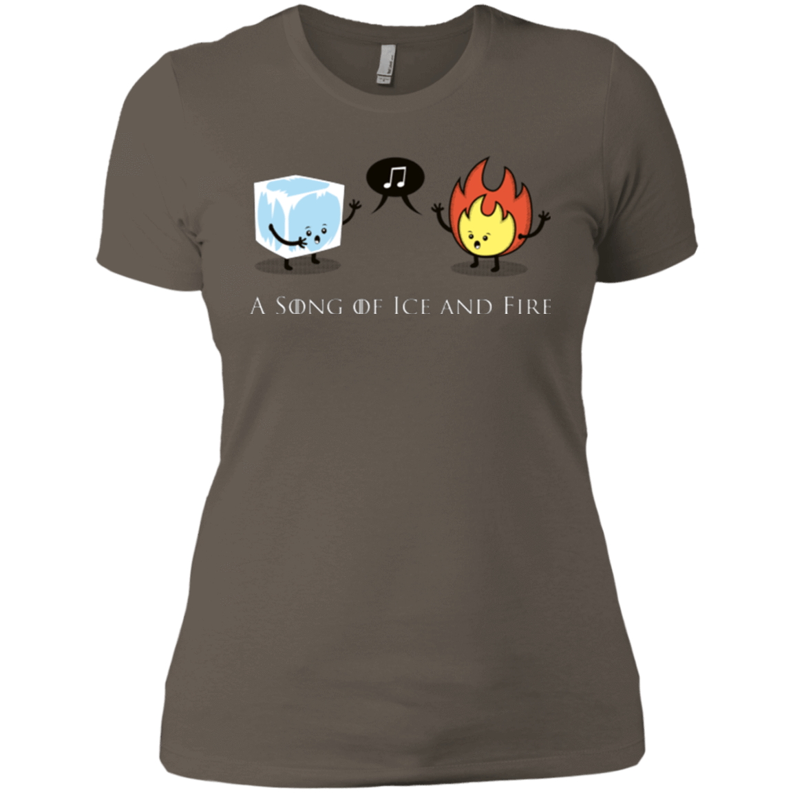 T-Shirts Warm Grey / X-Small A Song of Ice and Fire Women's Premium T-Shirt