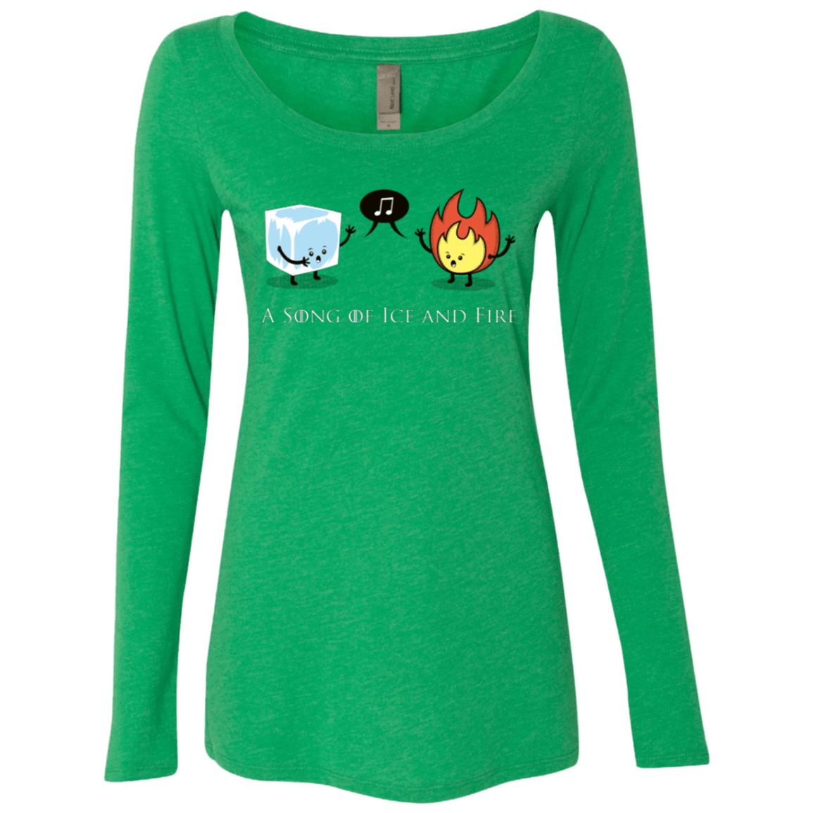 T-Shirts Envy / Small A Song of Ice and Fire Women's Triblend Long Sleeve Shirt