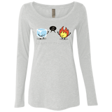 T-Shirts Heather White / Small A Song of Ice and Fire Women's Triblend Long Sleeve Shirt