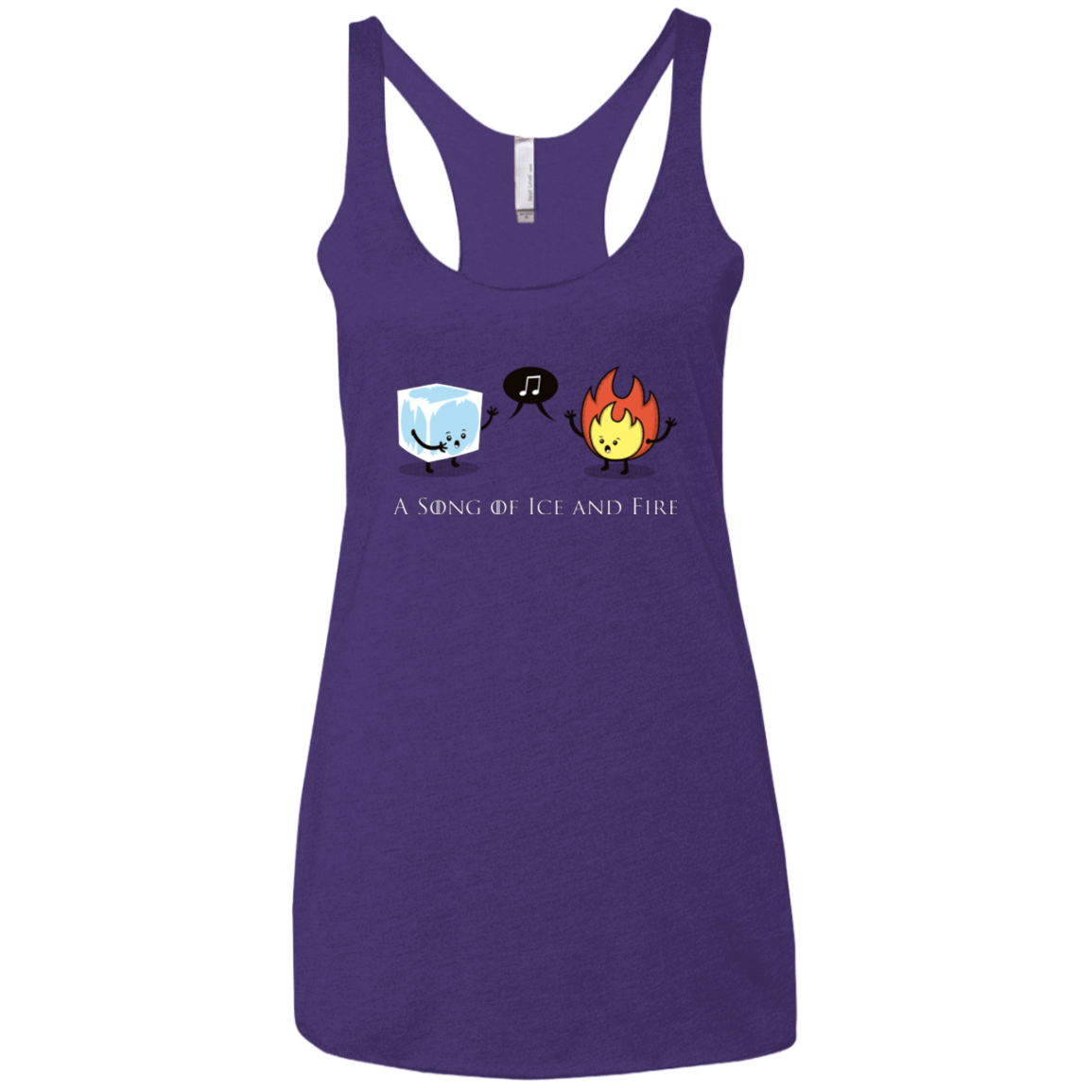 T-Shirts Purple / X-Small A Song of Ice and Fire Women's Triblend Racerback Tank