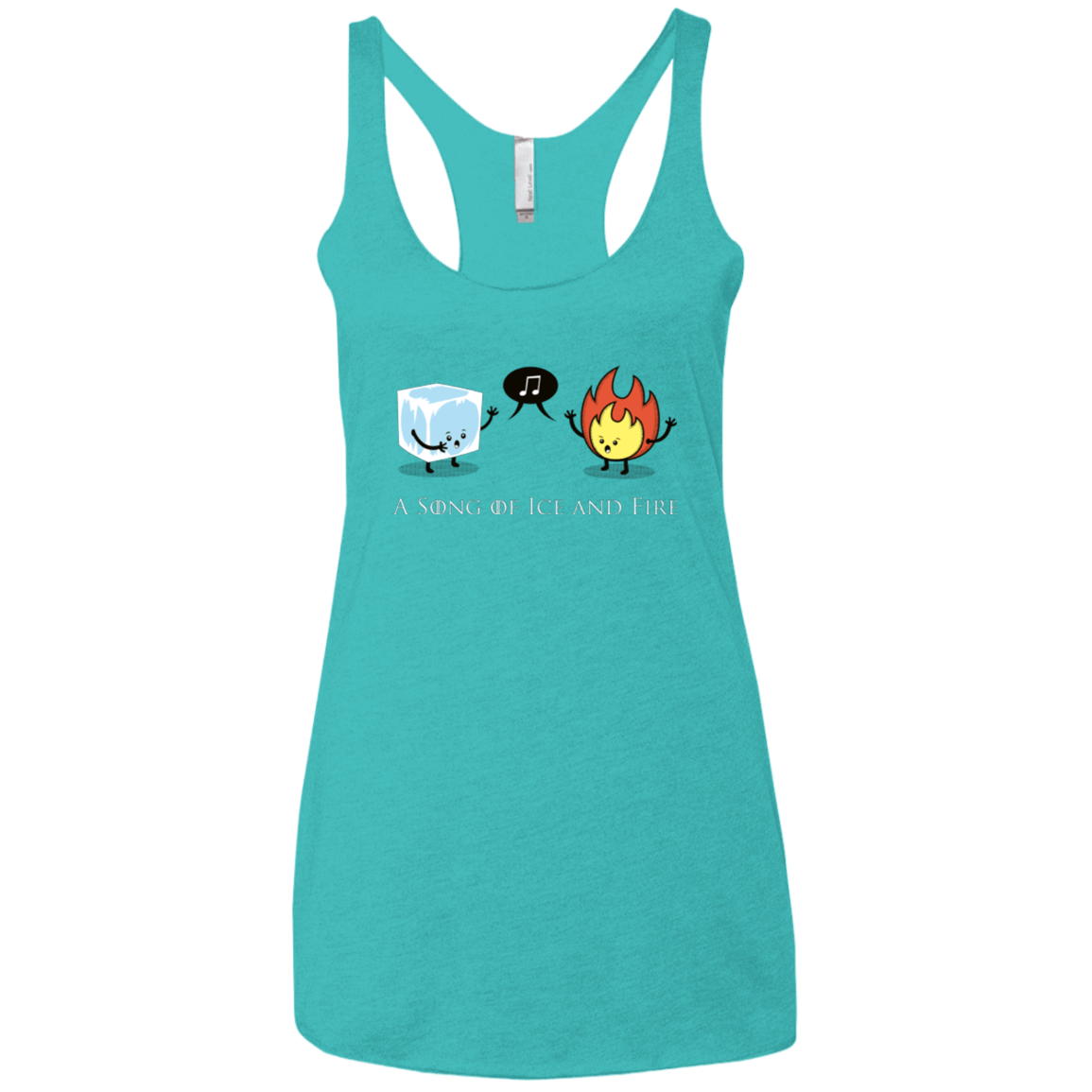 T-Shirts Tahiti Blue / X-Small A Song of Ice and Fire Women's Triblend Racerback Tank
