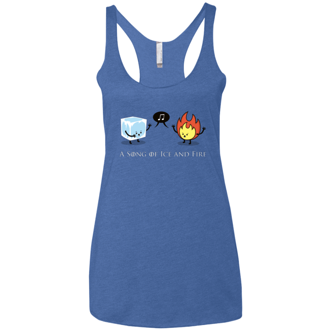 T-Shirts Vintage Royal / X-Small A Song of Ice and Fire Women's Triblend Racerback Tank