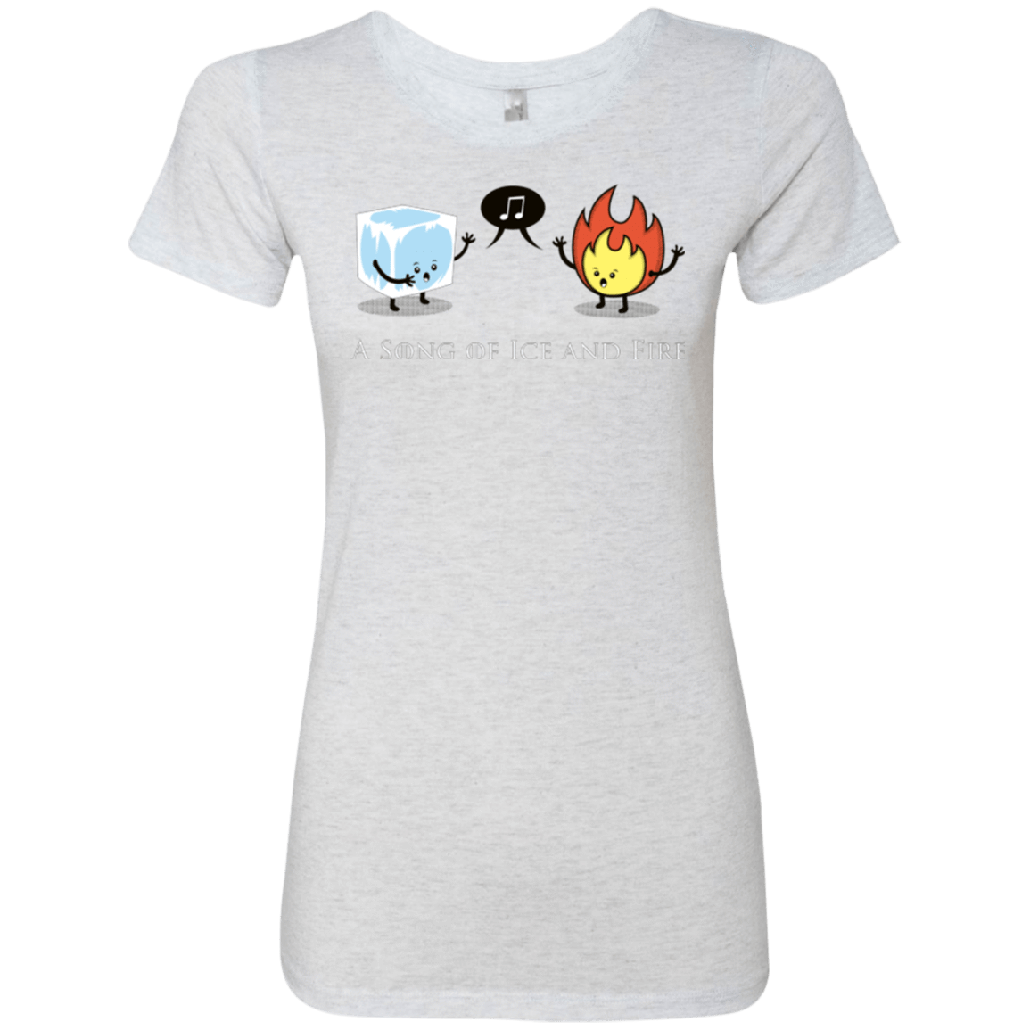 T-Shirts Heather White / Small A Song of Ice and Fire Women's Triblend T-Shirt