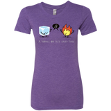 T-Shirts Purple Rush / Small A Song of Ice and Fire Women's Triblend T-Shirt