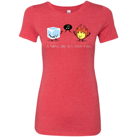 T-Shirts Vintage Red / Small A Song of Ice and Fire Women's Triblend T-Shirt