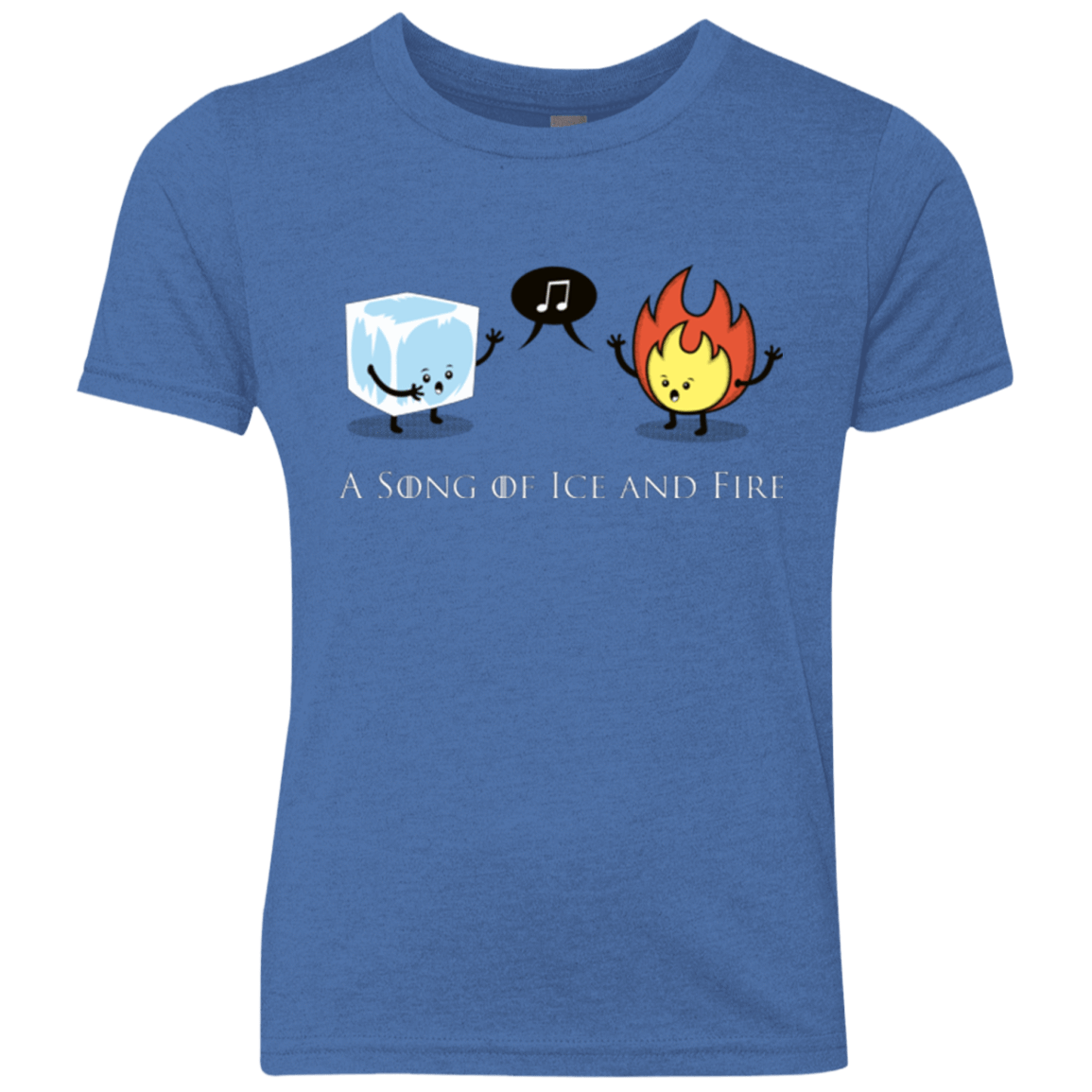 T-Shirts Vintage Royal / YXS A Song of Ice and Fire Youth Triblend T-Shirt