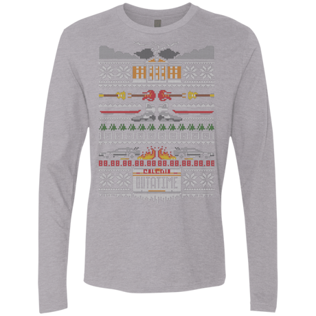 T-Shirts Heather Grey / Small A Stitch in Time Men's Premium Long Sleeve