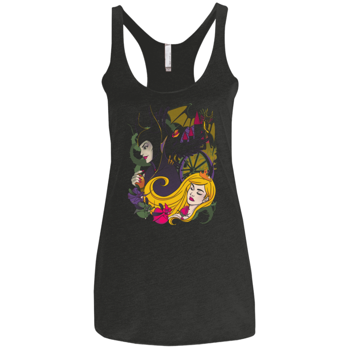 T-Shirts Vintage Black / X-Small A True Love Kiss Women's Triblend Racerback Tank