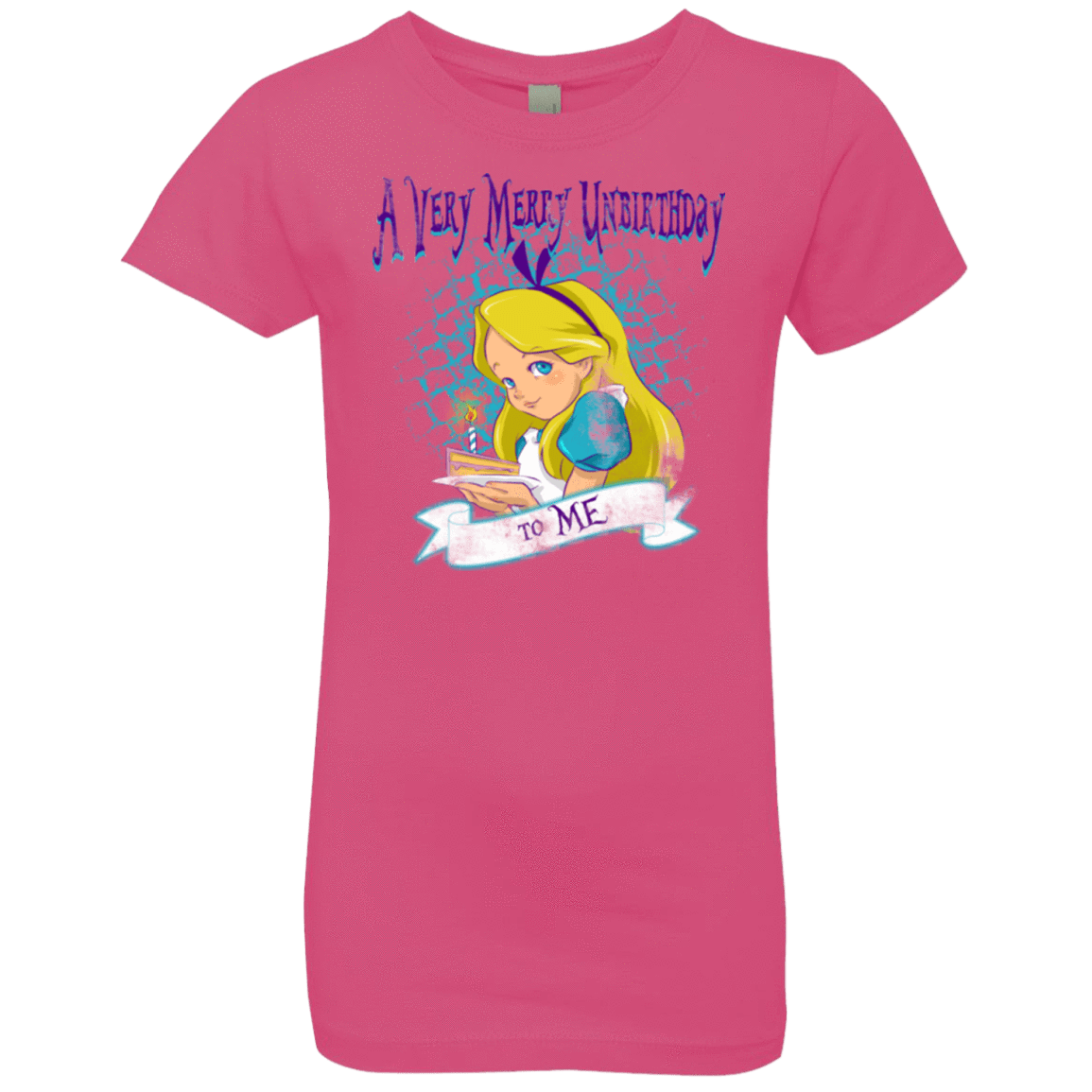 T-Shirts Hot Pink / YXS A Very Merry Un-Birthday Girls Premium T-Shirt