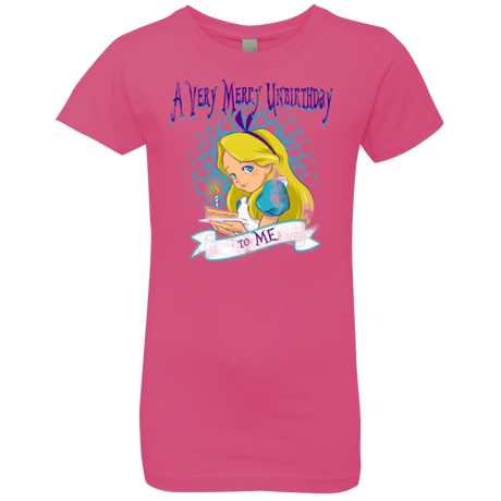 T-Shirts Hot Pink / YXS A Very Merry Un-Birthday Girls Premium T-Shirt