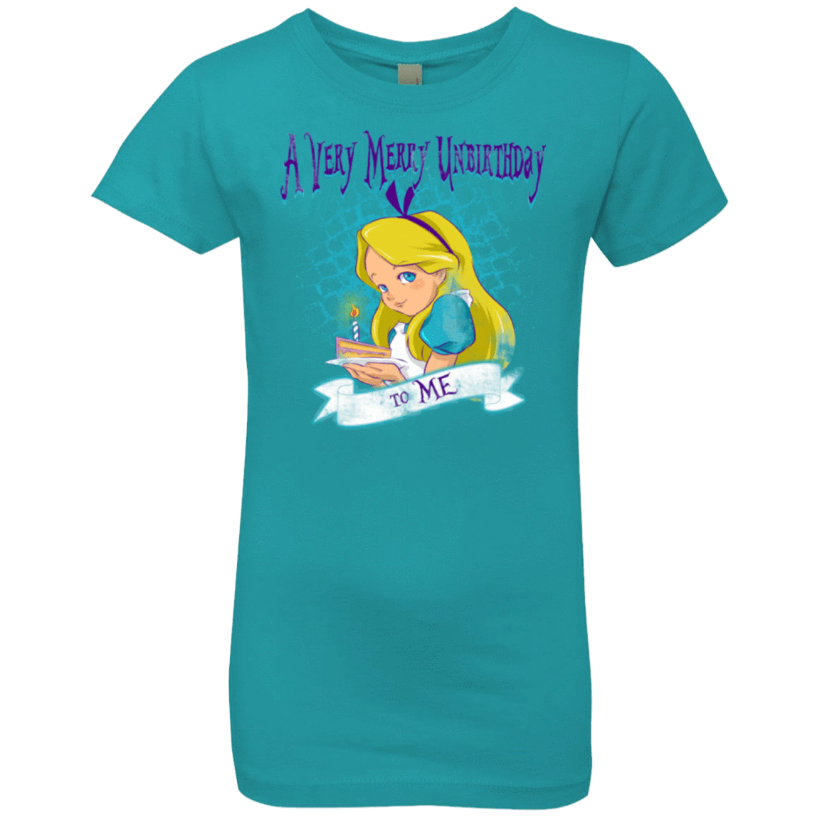 T-Shirts Tahiti Blue / YXS A Very Merry Un-Birthday Girls Premium T-Shirt